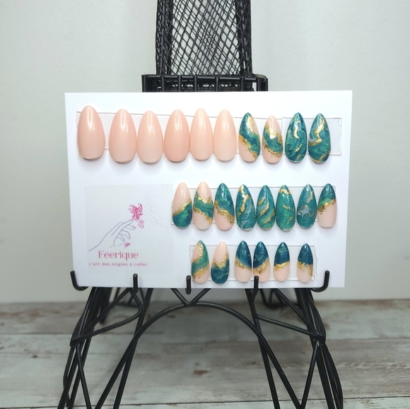 Press on nail kit include 24 nail ready to be glued - Picture 5 of 7